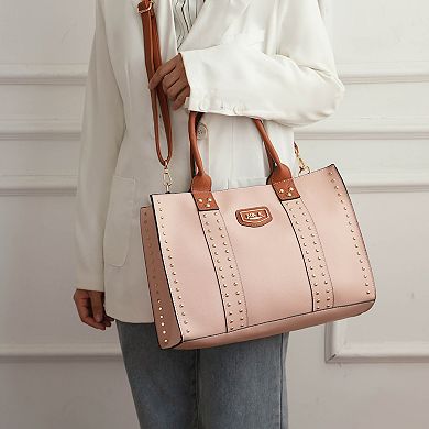 MKF Collection Davina Women’s Tote Bag with wallet by Mia K -2 pieces
