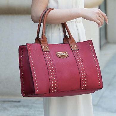 MKF Collection Davina Women’s Tote Bag with wallet by Mia K -2 pieces