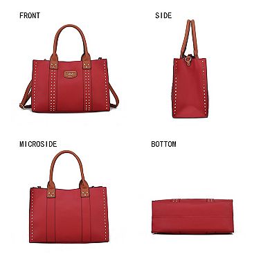 MKF Collection Davina Women’s Tote Bag with wallet by Mia K -2 pieces
