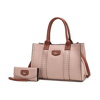 MKF Collection Davina Women’s Tote Bag with wallet by Mia K -2 pieces