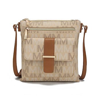 MKF Collection Jeni Multi Compartment Crossbody Bag by Mia K