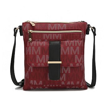 MKF Collection Jeni Multi Compartment Crossbody Bag by Mia K