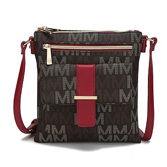 MKF Collection Jeni Multi Compartment Crossbody Bag by Mia K