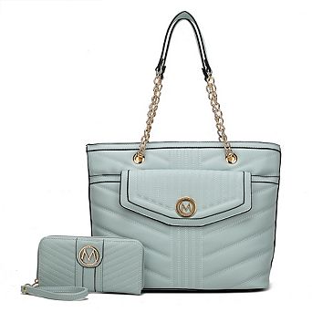MKF Collection Chiari Tote Bag with Wallet by Mia K -2 pieces