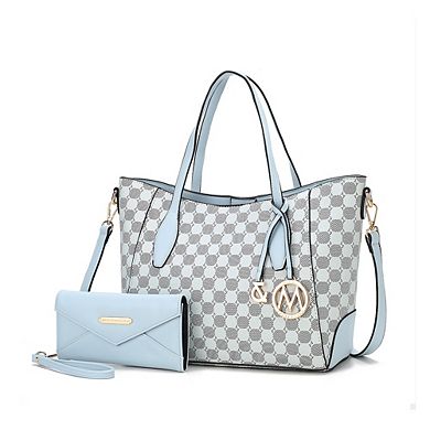 MKF Collection Gianna Women’s Tote with matching Wallet by Mia K 2 Pieces