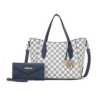 MKF Collection Gianna Women’s Tote with matching Wallet by Mia K 2 pc