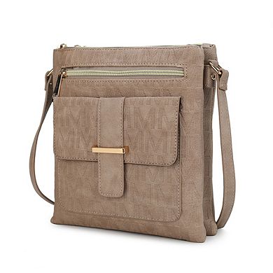 MKF Collection Janni Signature Embossed Crossbody Bag by Mia K