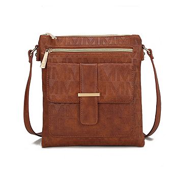 MKF Collection Janni Signature Embossed Crossbody Bag by Mia K