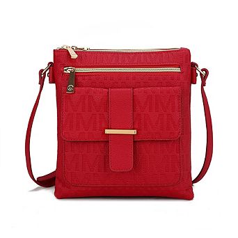 MKF Collection Janni Signature Embossed Crossbody Bag by Mia K