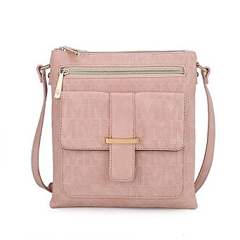 MKF Collection Janni Signature Embossed Crossbody Bag by Mia K