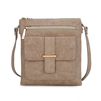 MKF Collection Janni Signature Embossed Crossbody Bag by Mia K