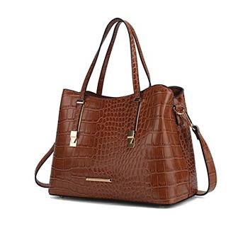 MKF Collection Aurelia Crocodile Embossed Tote Bag by Mia K