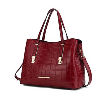 MKF Collection Aurelia Crocodile Embossed Tote Bag by Mia K