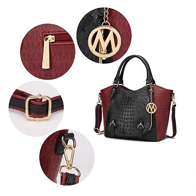 MKF Collection Jacqueline Signature Women's Satchel Handbag by Mia K