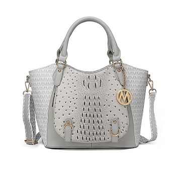 MKF Collection Jacqueline Signature Women's Satchel Handbag by Mia K