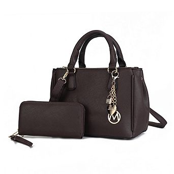 MKF Collection Ruth Women's Satchel Bag with Wallet by Mia K