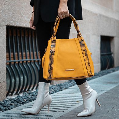 MKF Collection Kenna Snake embossed Women's Tote Bag by Mia K