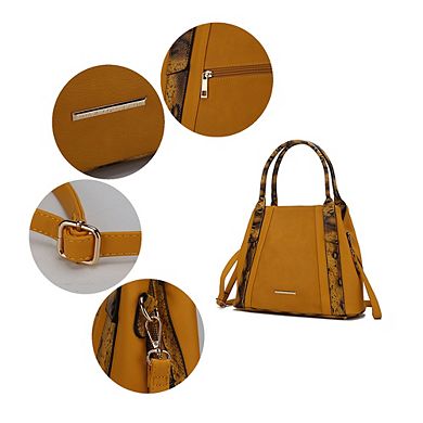 MKF Collection Kenna Snake embossed Women's Tote Bag by Mia K