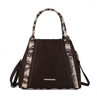 MKF Collection Kenna Snake embossed Women's Tote Bag by Mia K
