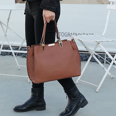 MKF Collection Kane Women's Satchel Bag with Wallet by Mia K