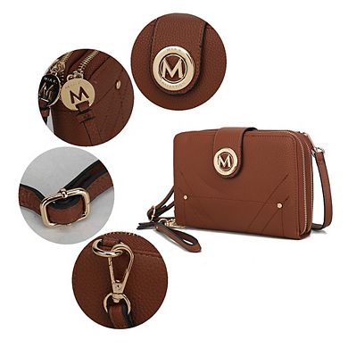 MKF Collection Sage Women's Smartphone Convertible Crossbody Bag by Mia K