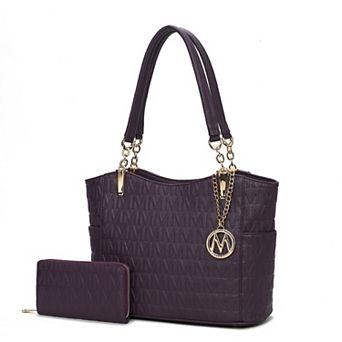 MKF Collection Allison 2 pc Tote & Wallet by Mia K