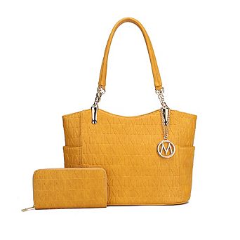 MKF Collection Allison 2 pc Tote & Wallet by Mia K