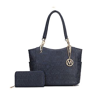 MKF Collection Allison 2 pc Tote & Wallet by Mia K