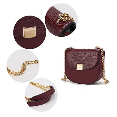 MKF Collection Brooklyn Crocodile Embossed Women's Bag by Mia K