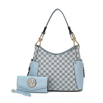 MKF Collection Penelope Circular Print Shoulder Bag witch matching wallet by Mia K- 2 pc