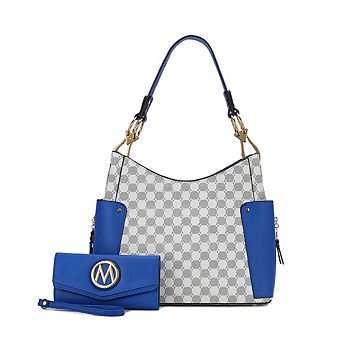 MKF Collection Penelope Circular Print Shoulder Bag witch matching wallet by Mia K- 2 pc