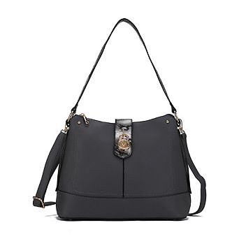 MKF Collection Ezra Snake embossed Shoulder Hobo Bag by Mia K