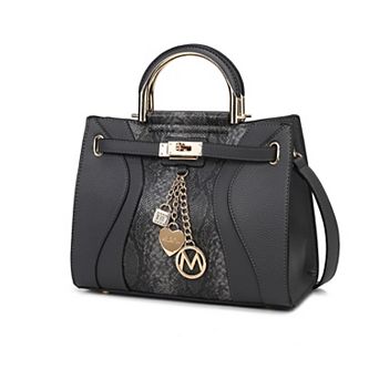 MKF Collection Cassia Snake embossed Women's Satchel Bag by Mia K