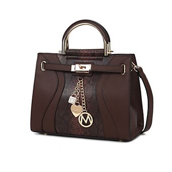 MKF Collection Cassia Snake embossed Women's Satchel Bag by Mia K