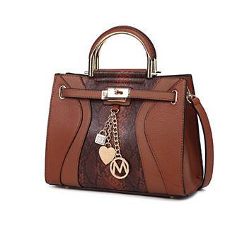 MKF Collection Cassia Snake embossed Women's Satchel Bag by Mia K