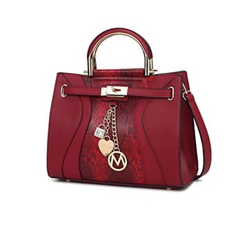 MKF Collection Cassia Snake embossed Women's Satchel Bag by Mia K