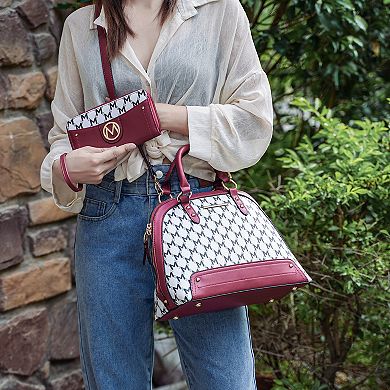 MKF Collection Frida Satchel & matching Wallet by Mia K- 2 PCS Set