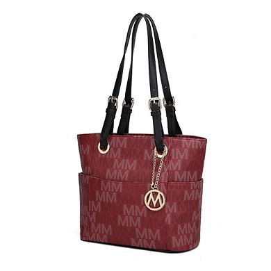 MKF Collection Cavalli M Signature Tote Handbag by Mia K