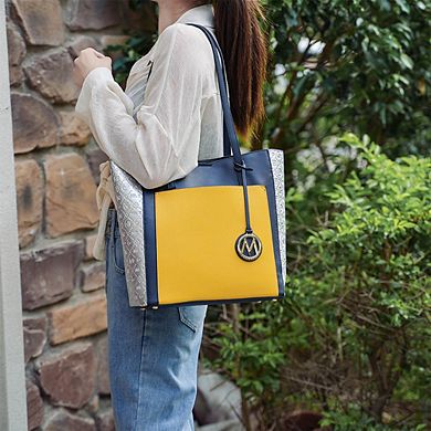 MKF Collection Leah color-block Women’s Tote Bag by Mia K