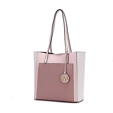 MKF Collection Leah color-block Women’s Tote Bag by Mia K