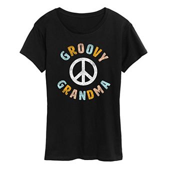 Women's Groovy Grandma Graphic Tee