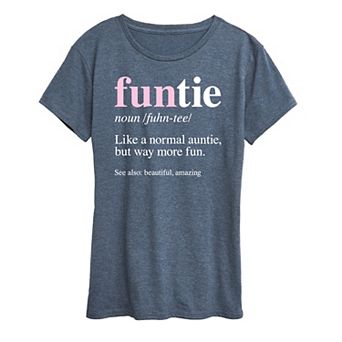 Women's Funtie Definition Graphic Tee