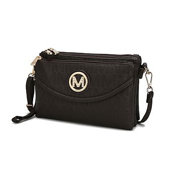 MKF Collection Five Compartments M Signature Crossbody Handbags by Mia K