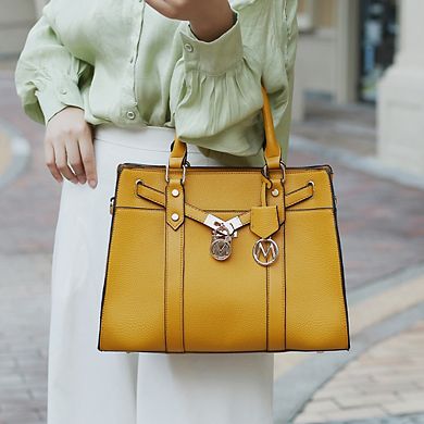 MKF Collection Christine Women’s Satchel Bag with wallet by Mia K 2 pieces