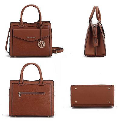 MKF Collection Alyssa Multi Compartment Satchel by Mia k