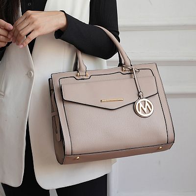 MKF Collection Alyssa Multi Compartment Satchel by Mia k