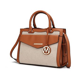 MKF Collection Alyssa Multi Compartment Satchel by Mia k