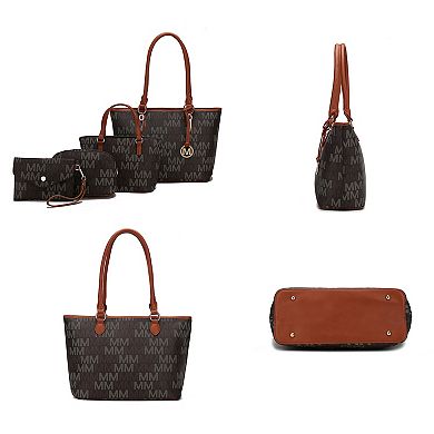 MKF Collection Alexy M Signature Women's 4 PCS Set by Mia K