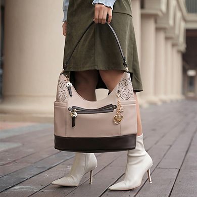 MKF Collection Charlotte Women's Shoulder Bag & Matching Wallet by Mia K -2 pcs