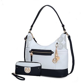 MKF Collection Charlotte Women's Shoulder Bag & Matching Wallet by Mia K -2 pcs